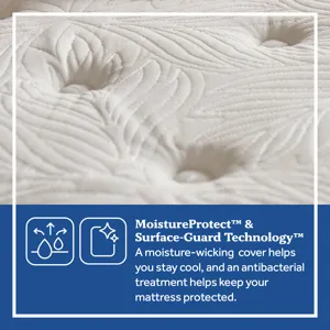 Posturepedic® Summer Rose Euro Pillow Top Medium Queen Mattress