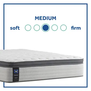 Posturepedic® Summer Rose Euro Pillow Top Medium Queen Mattress