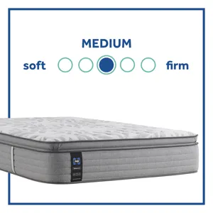 Posturepedic® Silver Pine Medium Euro Pillow Top  Twin Mattress
