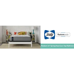 Posturepedic® Silver Pine Medium Faux Euro Top  Twin Xl Mattress