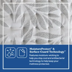 Posturepedic® Silver Pine Soft Euro Pillow Top  Split King / Cal King Mattress