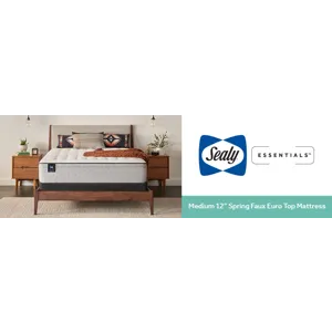 Essentials™ Deaton II Medium Faux Euro Top   Split King / Cal King Mattress