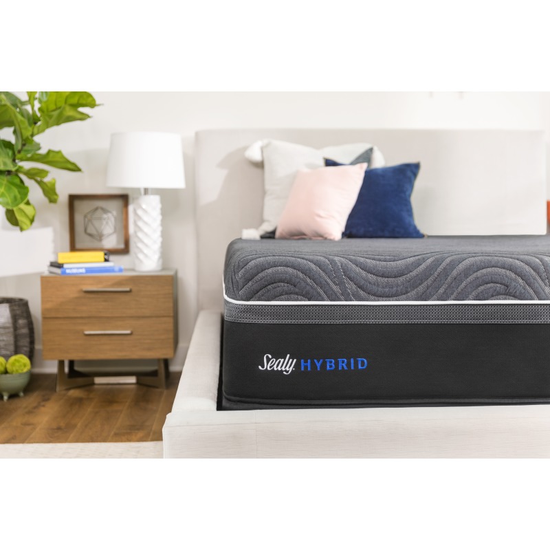 Silver Chill Hybrid Firm Mattress 523350K by Sealy at The Furniture Mall