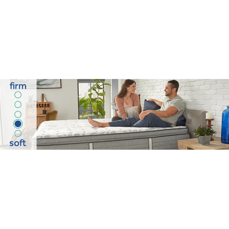 Posturepedic® Silver Pine Soft Euro Pillow Top  Cal King Mattress