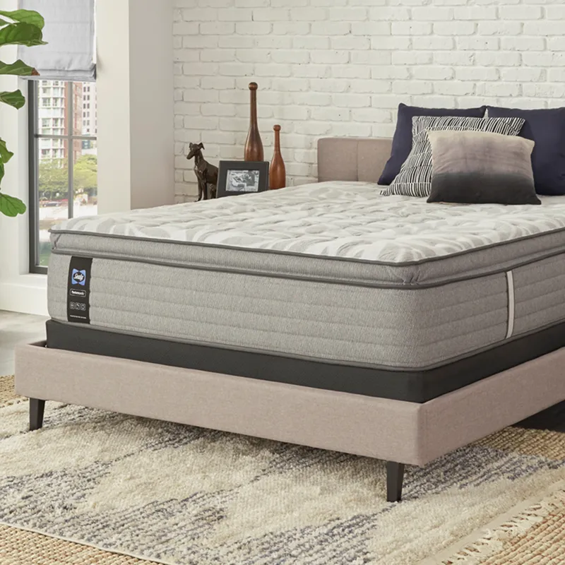 Posturepedic® Silver Pine Soft Euro Pillow Top  Cal King Mattress