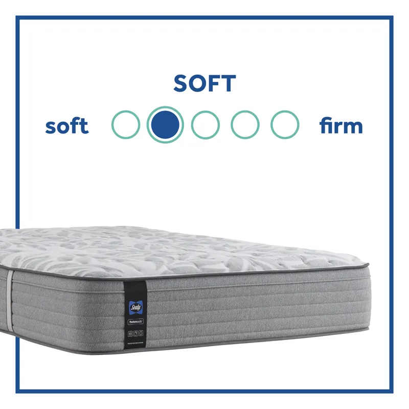 Posturepedic® Silver Pine Soft Faux Euro Top  Cal King Mattress