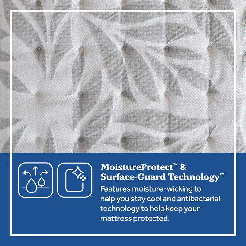 Posturepedic® Silver Pine Soft Euro Pillow Top  Split King / Cal King Mattress