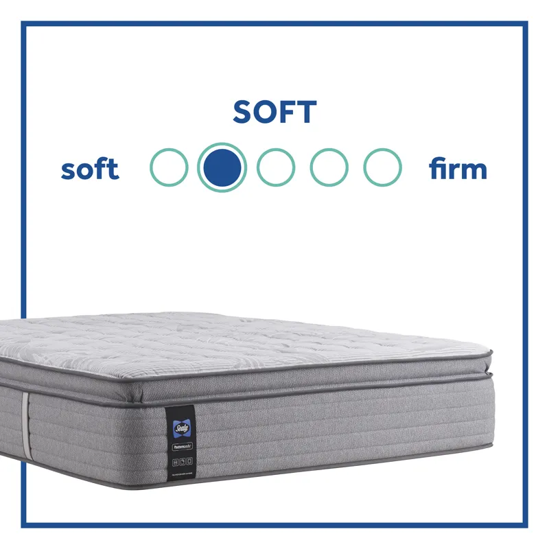 Posturepedic® Silver Pine Soft Euro Pillow Top  Split King / Cal King Mattress