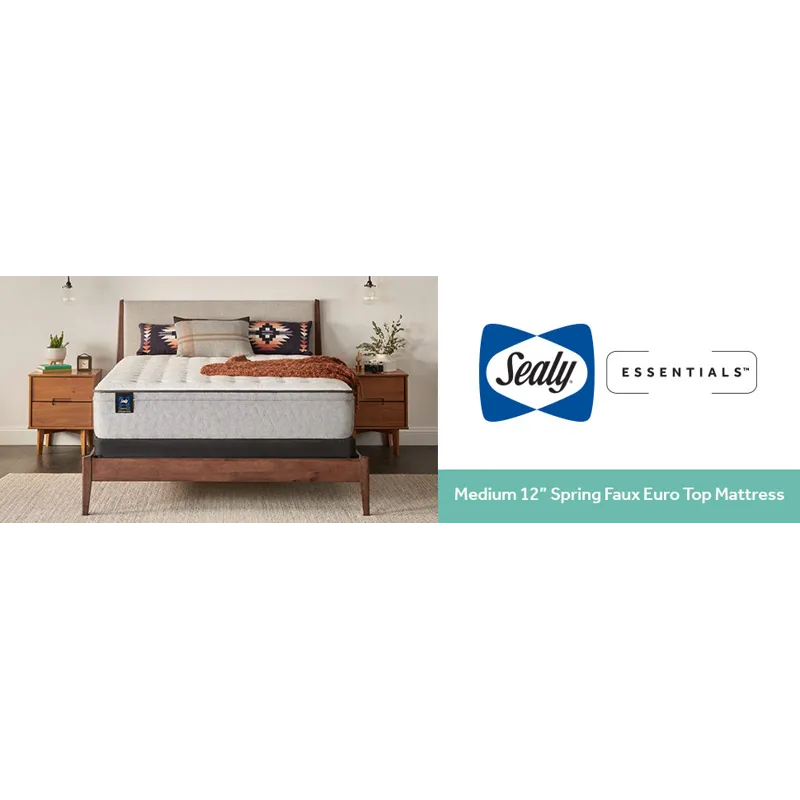 Essentials™ Deaton II Medium Faux Euro Top   Split King / Cal King Mattress