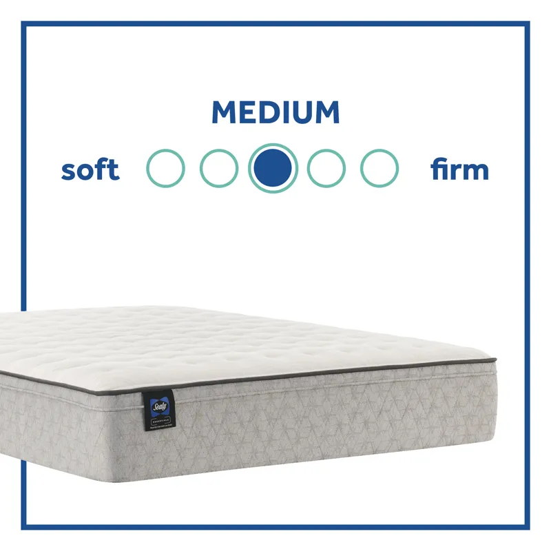 Essentials™ Hayward Medium Faux Euro Top   Twin Xl Mattress