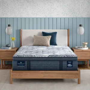 Perfect Sleeper Pro Edinburgh 15\" Latex Hybrid Plush Pillow Top Mattress -Twin XL