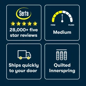 Serta Perfect Day 10\" Medium Mattress in a Box -Queen