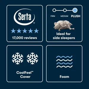 iSeries NXG 2500 12.5\" Memory Foam Plush Mattress -California King