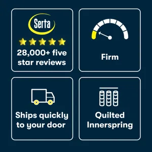 Serta Perfect Day 7\" Firm Mattress in a Box -Queen