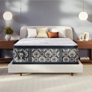 Perfect Sleeper Cascade Range Plush Pillow Top 15\"  Plush Pillow Top Mattress -Twin XL