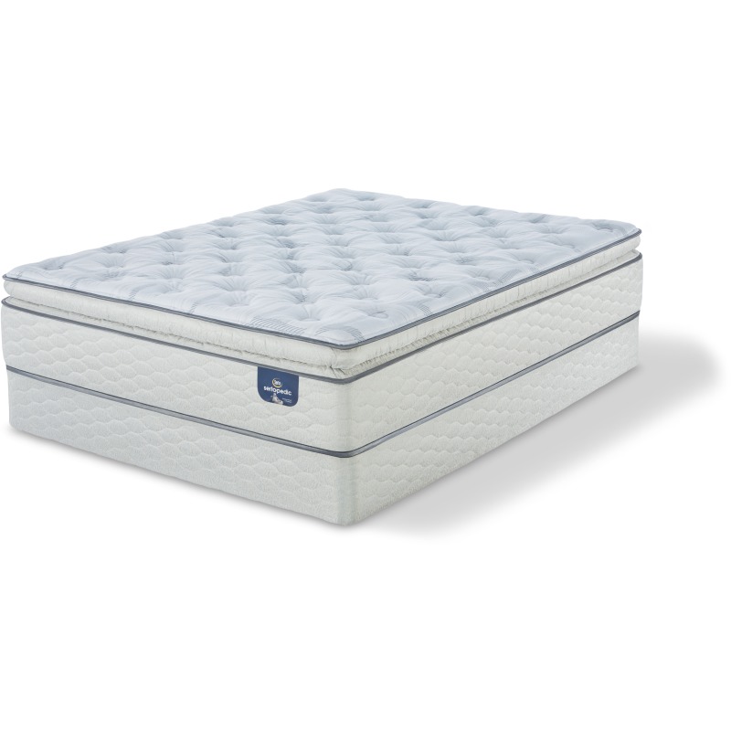 Carterson II Euro Top Plush Mattress 500504336 by Serta at Tomlinson Furniture