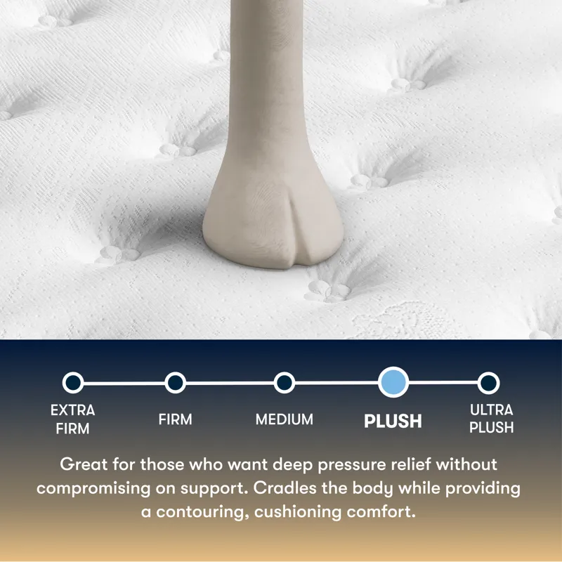 Perfect Sleeper Cascade Ridge Plush 12.5\" Plush Mattress -Queen