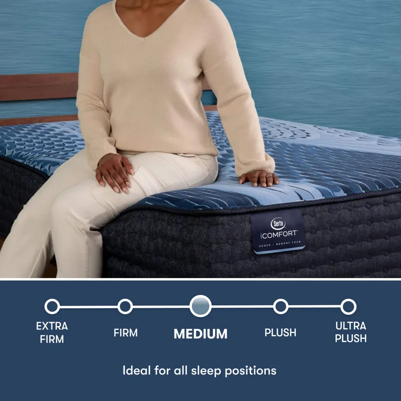 iComfort Aspire 14\" Memory Foam Medium Mattress -California King