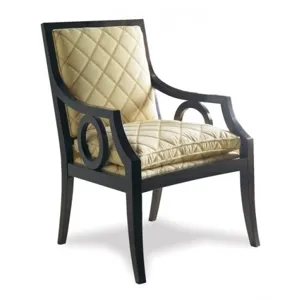 Fabric Carved Chair