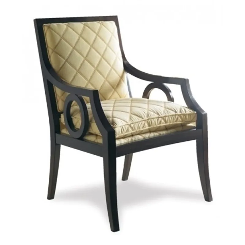 Fabric Carved Chair