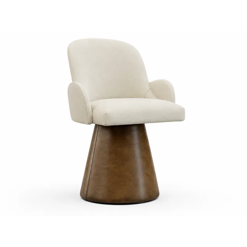Leather Arm Counter Stool