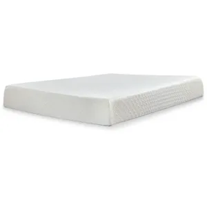 10 Inch Chime Memory Foam King Mattress and Foundation