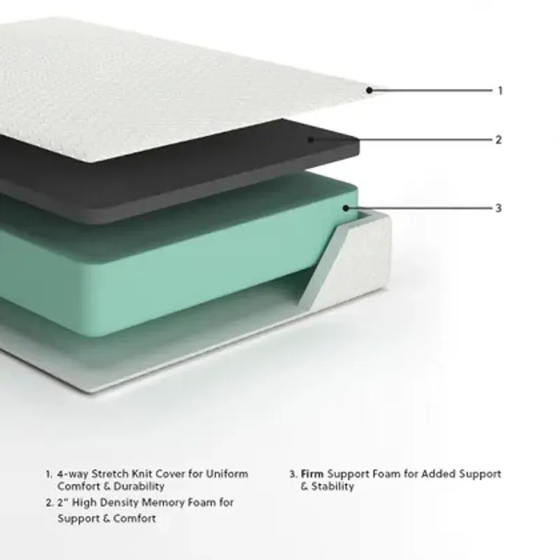 Chime 12 Inch Memory Foam Mattress in a Box