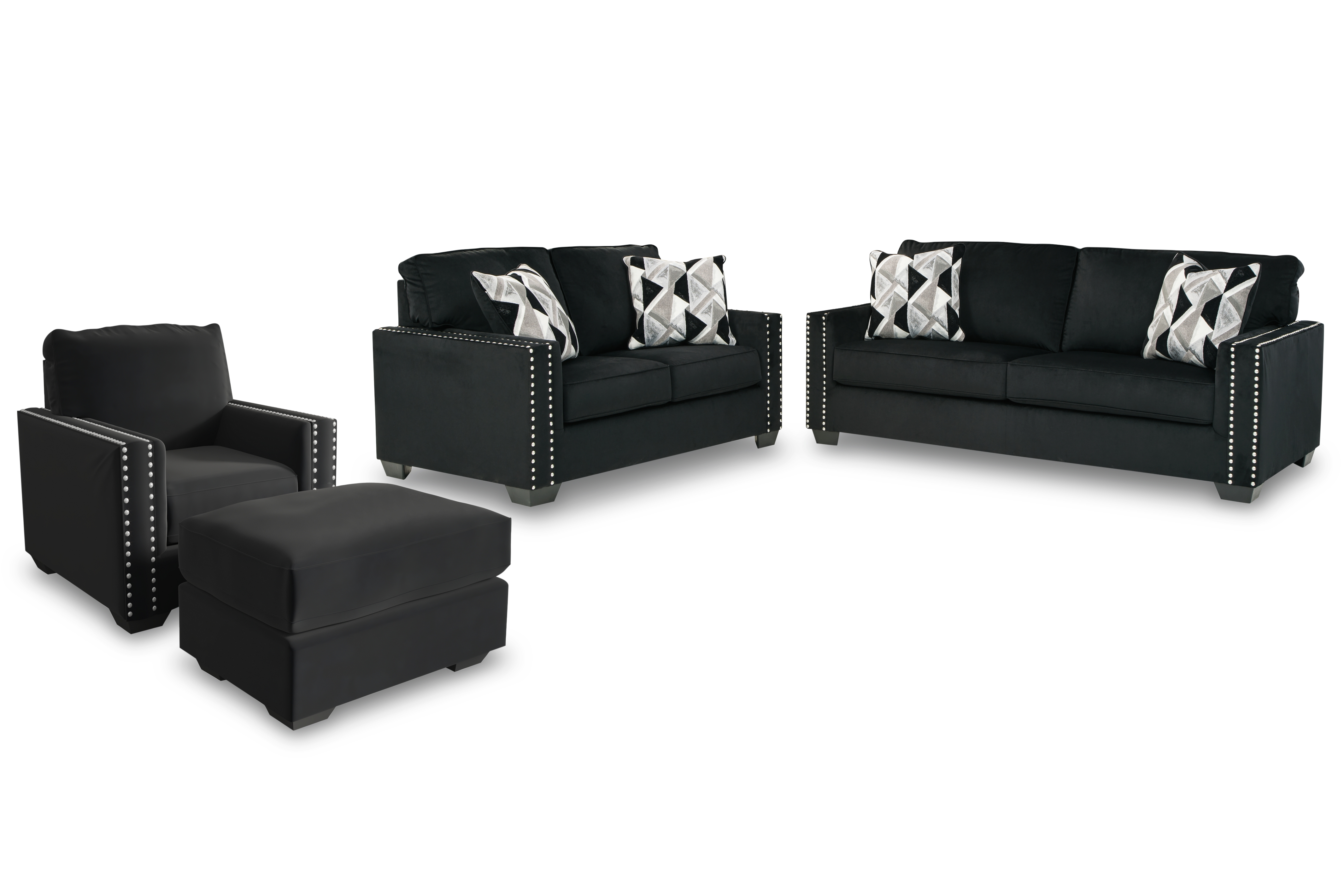 Gleston Sofa, Loveseat, Chair, and Ottoman NIS114236907 by Signature