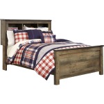 TRINELL FULL BOOKCASE BED