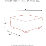 Jinllingsly Oversized Ottoman