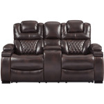 Warnerton Power Reclining Loveseat with Console
