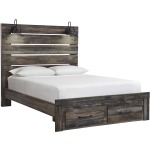 Drystan Queen Panel Bed with Storage