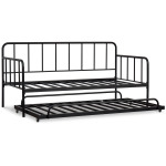 Trentlore Twin Metal Day Bed with Trundle