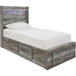 Baystorm Twin Panel Bed with Storage
