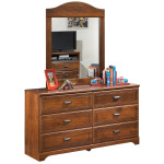 Barchan Dresser and Mirror