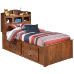 Barchan Twin Bookcase Bed with Storage