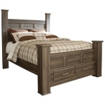 Juararo Queen Poster Bed with Storage