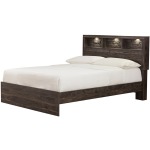 Vay Bay Queen Bookcase Panel Bed