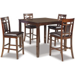 Bennox Counter Height Dining Room Table and Bar Stools (Set of 5)