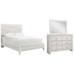 Full Bed, Dresser & Mirror