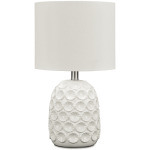 MOORBANK WHITE CERAMIC TABLE LAMP