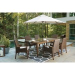 Paradise Trail Dining Table with Umbrella Option