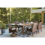 Paradise Trail Dining Table with Umbrella Option