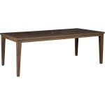 Paradise Trail Dining Table with Umbrella Option
