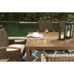Paradise Trail Dining Table with Umbrella Option