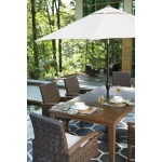 Paradise Trail Dining Table with Umbrella Option