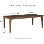 Paradise Trail Dining Table with Umbrella Option