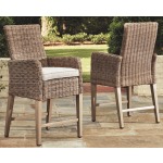 Beachcroft Bar Stool with Cushion (Set of 2)