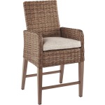 Beachcroft Bar Stool with Cushion (Set of 2)