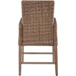 Beachcroft Bar Stool with Cushion (Set of 2)